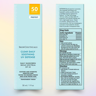 Clear Daily Soothing UV Defense Sunscreen SPF 50