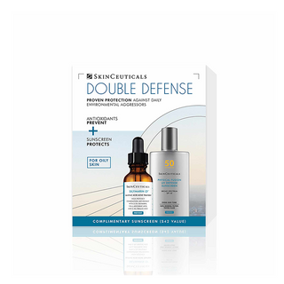 DOUBLE DEFENSE: SILYMARIN CF + PHYSICAL FUSION UV DEFENSE