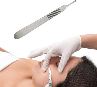 Dermaplaning Blade Handle Stainless Steel