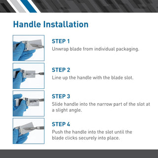 Dermaplaning Blade Handle Stainless Steel