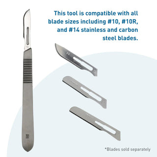 Dermaplaning Blade Handle Stainless Steel